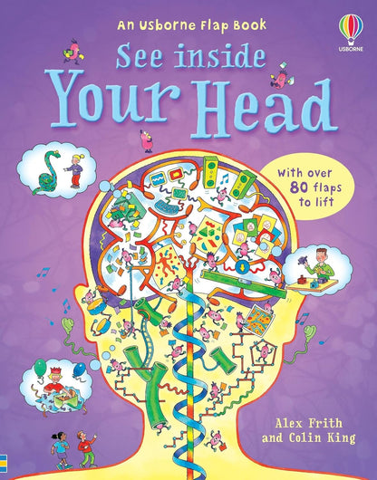 See Inside Your Head by Usborne – 脳と感覚の仕組みを学ぶリフトザフラップ英語知識絵本、6〜10歳向けSTEM教材