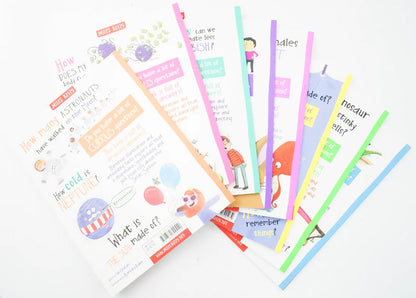Curious Questions and Answers Collectionの内側ページ – ユーモアあふれるイラストと質問形式で理科の知識を楽しく学べる8冊セット絵本